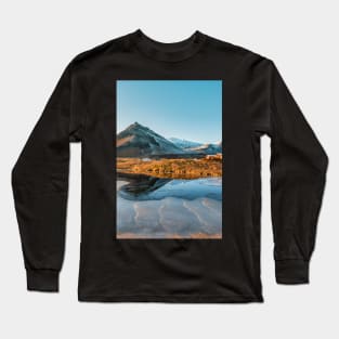 Winter landscape in Iceland Long Sleeve T-Shirt